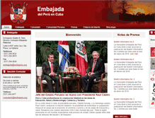 Tablet Screenshot of embaperu.org