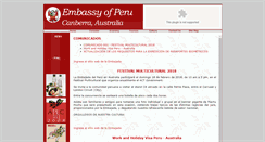 Desktop Screenshot of embaperu.org.au